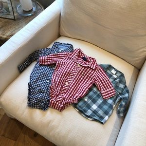 Baby boys button down shirts